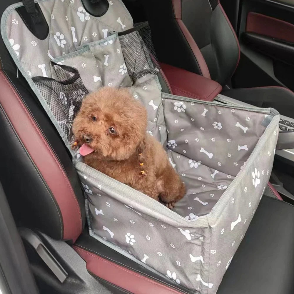 PawRide – Siège d’Auto Premium pour Chien avec Poches de Rangement, Hamac Pliant et Protection de Siège